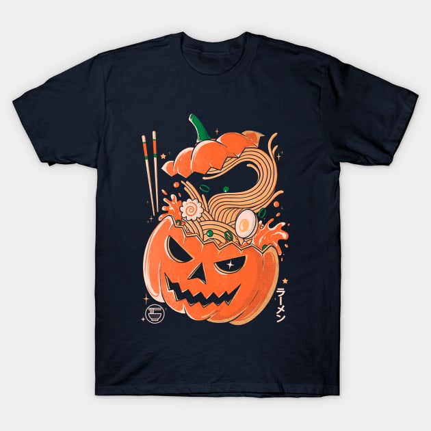 Pumpkin Noodles T-Shirt by Eoli Studio